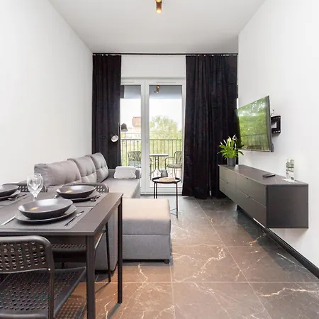 Apartment Apartly - Bulwar107 I Balcony & Riverside *
